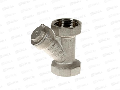Фильтр механической очистки косой  вн-вн DN25 PN40 Aqualink,02335*10/80