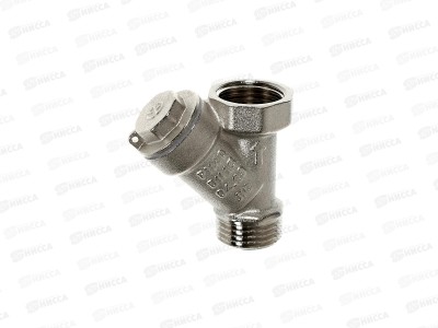 Фильтр механической очистки косой 1/2 вн-нар DN15 PN40 Aqualink,01319 *10
