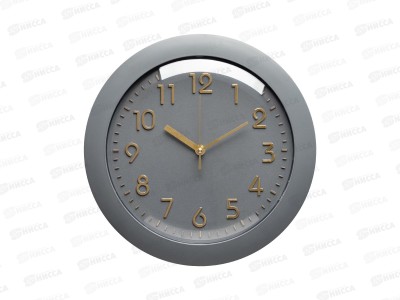 Часы &quot21 Век&quot 3123-005 круг d=31см,т-сер,Классика,Рубин