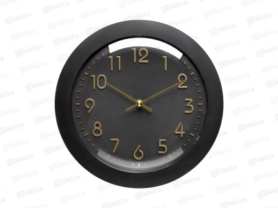 Часы &quot21 Век&quot 3123-006 круг d=31см,черн,Классика,Рубин