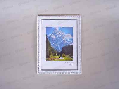 Фоторамка пл. Камея 15*21 981 белый с серебром *26