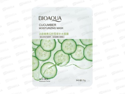 OBO Bioaqua Маска для лица тканевая увлажняющая Огурец 25гр *720