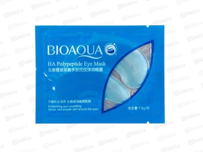 Bioaqua M.H. патчи гидрогелевые питан,увлаж Пептиды 7,5г *960