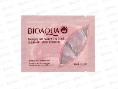 Bioaqua M.H. патчи гидрогелевые питан,увлаж Пептиды Экс цвет 7,5г *960