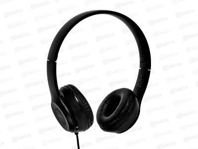 Наушники полноразмерые AUX разъём 3.5мм с МК 1.2м Borodone BO5 Black