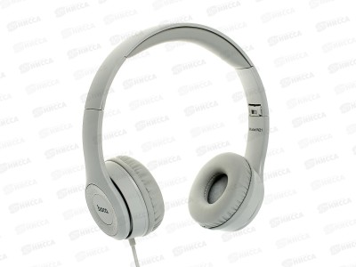 Наушники полноразмерые HOCO W21 Gracefil charm wire control Grey
