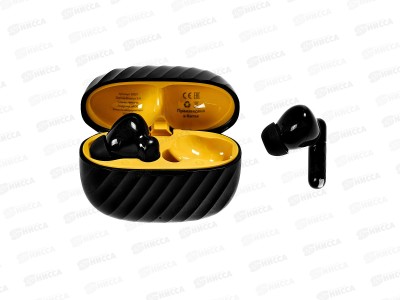 Наушники беспроводные вакуумные More choice БB37 TWS Black Yellow