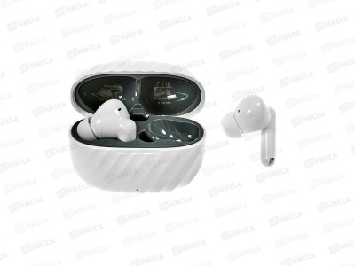 Наушники беспроводные вакуумные More choice БB37 TWS White Grey