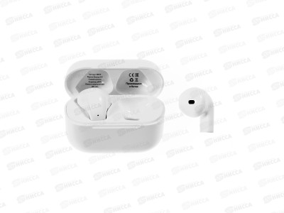 Наушники беспроводные BT вкладыши More choice БВ06 TWS White