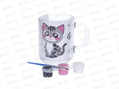 Набор для творчества Котик кружка для росписи, MUGST-139858