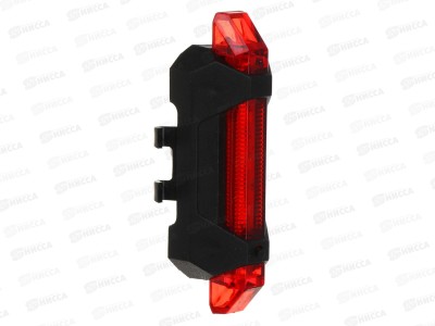 Фонарь велосипедный BY SPORT задний, 4 режима, 5LED, 195-001 г