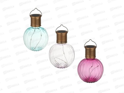 Светильник садовый солн.бат. 8,5*13,5см, 4LED шампань INBLOOM 483-035 г