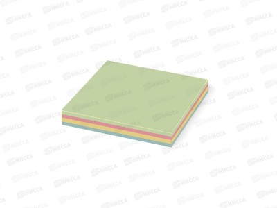 Блок липкий Alingar 76*76  4цв. 300л  AL6573 *12