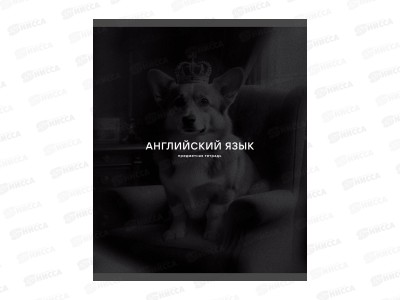 Тетрадь 40л кл. ЭКСМ Black Sepia Английский язык ТТ409760 *100