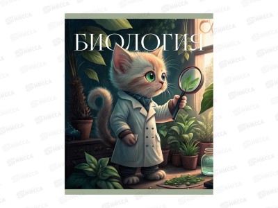 Тетрадь 40л кл. ЭКСМ Усатые умники Биология ТТ408488 *100