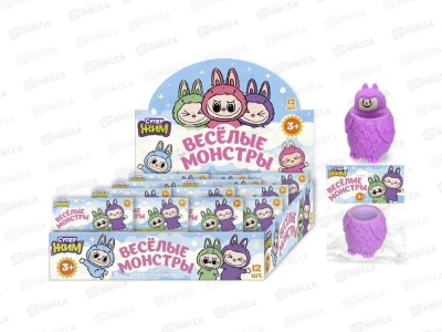Антистресс выпрыгунчик, монстрик, LB-JV01-RU-TREND Супер Жим *12