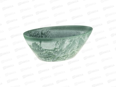 Кашпо &quotМИКРИТ&quot овал 3,4л Зеленый слайн М3109 *16