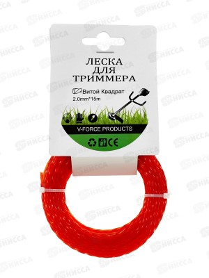 Леска для триммера &quotВитой (плетёнка)&quot 2,0 мм * 15м, AL-25970 *280
