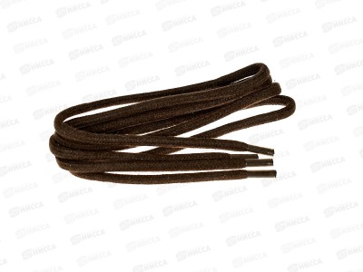 SHOExpert шнурки толстые вощ.х/б 75см Коричневые блистер *10