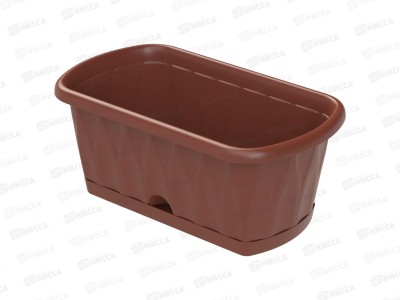 Ящик для растений &quotДомашний сад&quot 40см 9л (с поддоном), АП 628 *25