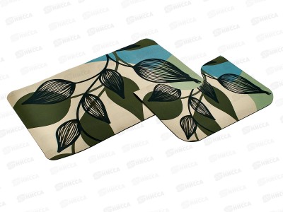 Набор ковриков д/ванной и туалета 50*80/50*40см CR-51d4 125492