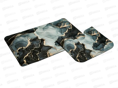 Набор ковриков д/ванной и туалета 50*80/50*40см CR-52d4 125493