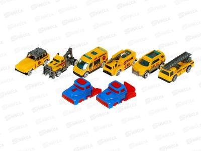 Набор &quotАвтосити&quot 3143260 6 мал. машинок, в коробке 22,5*19*3,8см