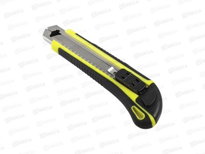 Нож универсальный 18мм + 2 запасных лезвия, Autolock, ЕРМАК  641-091 г