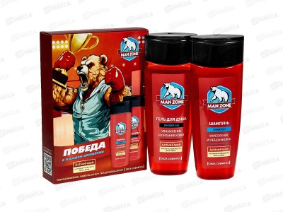 Man Zone Active Fresh П/Н (гель душ 250мл+шампунь 250мл) *20