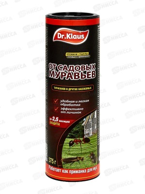 Dr.Klaus Гранулы от Муравьев и др насекомых 375гр *12