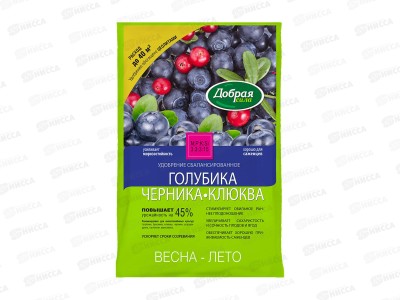 Добрая сила Сухое удобрение Голубика-Черника-Клюква пакет 2кг *10