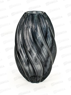 Ваза Торнадо 1909-Н5 Графит 170мм 260мм