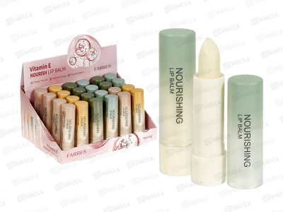 Farres Гигиеническая помада 5102 Натуральная с витамином Е *24