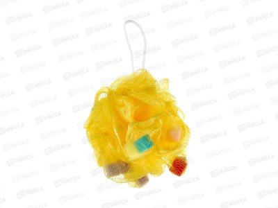 Farres Мочалка для тела BT006 Цветная с поролон кубиками *12