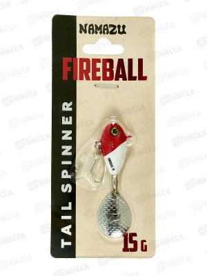 Тейл-спиннер Namazu Fireball, 15г, тонущий, цвет №04-Red Head, 14-04С
