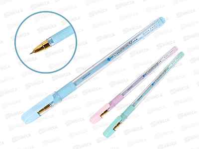 Ручка шар. CrystalWrite Zefir, 0.38мм синяя, 3 вида 20-0404/41 *50