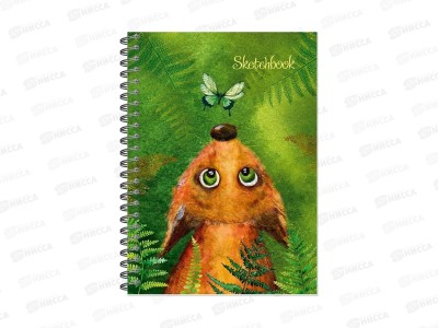 Скетчбук 60л ПЛН А5 Шкодный лис. 25102 *10