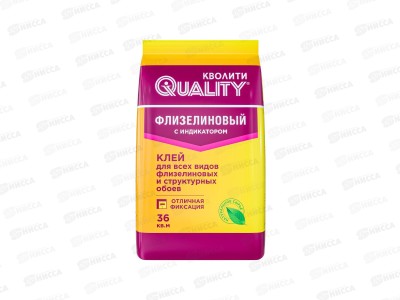 Клей КВОЛИТИ обойн. флизел индикатор 200г *30