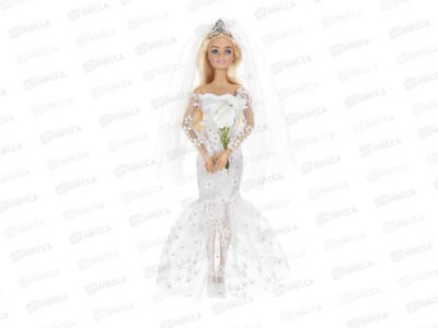 Кукла &quotКарапуз&quot 29см София, руки и ноги сгиб. Невеста, 66001W-7-S-BB