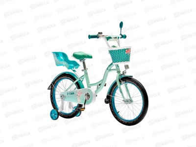 Велосипед 18&quot Фантазия. Бирюзовый, ВЛ-2824