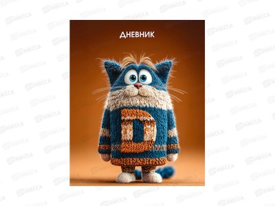 Дневник Апплика ,Кот в свитере,С4072-147*24