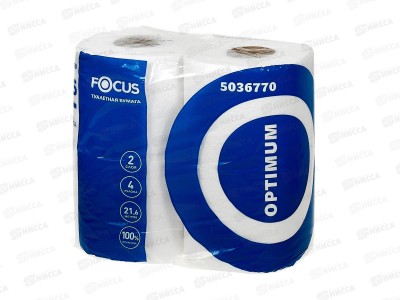 Бум. туалет. FOCUS Optimum 2сл 4рул *14