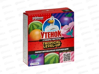 Туал Утен стикер чистоты Фруктовый 6шт *12