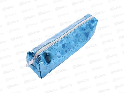 Пенал ПандаРог Голограмма. Круги, 210х40х50мм, голубой, 15-3578 *10