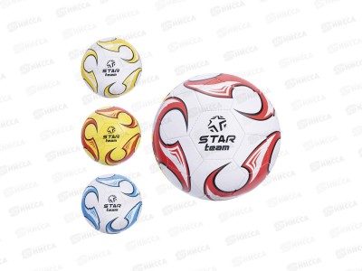 Мяч футбольный PVC, 270гр., 2 слоя, 4 цвета, диаметр 22см, IT108931