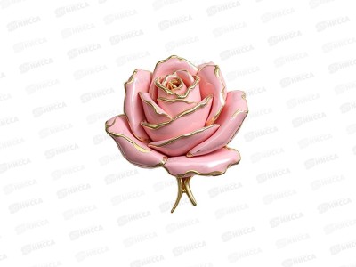 Шар К 18&quot GLAM РУС Роза объемная розовая, 1207-6581