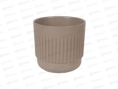 Горшок д/цветов Бета 5,9л Фраппе с вкладкой, д.22  *4
