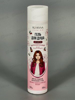 Krassa Junior Гель для душа для девочек парфюмированный 250мл *15