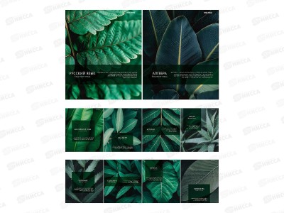 Набор 48л тетрадей ПП 10шт, &quotDARK TROPICS&quot, стандарт, 48-4411 *8