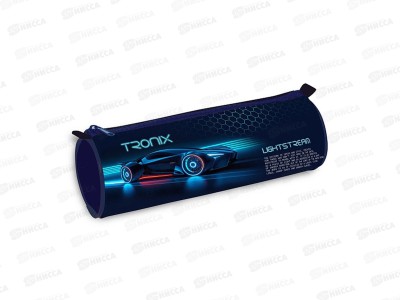 Пенал-тубус Hatber  210*70 Троникс на молнии 60163 *12